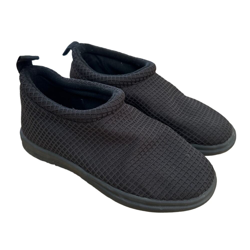 Lusso Cloud - Guru Waffle Knit Chukka Boot in Black